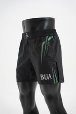 Load image into Gallery viewer, Black/Green 2in1 Shorts