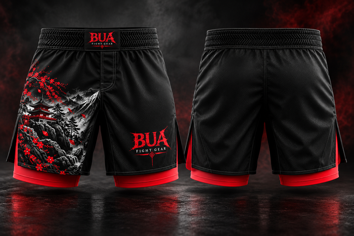 Limited Edition Samurai 2in1 MMA Hybrid Shorts