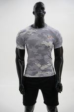 Load image into Gallery viewer, Grey/White Camo Tee