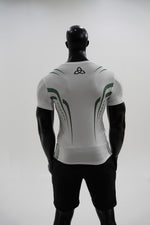 Load image into Gallery viewer, White/Green Performance Tee