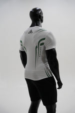 Load image into Gallery viewer, White/Green Performance Tee