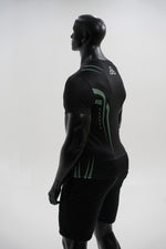 Load image into Gallery viewer, Black/Green Performance Tee