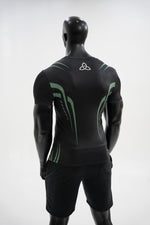 Load image into Gallery viewer, Black/Green Performance Tee