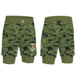 Load image into Gallery viewer, Green Camo 2in1 Shorts