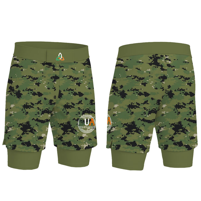 Green Camo 2in1 Shorts