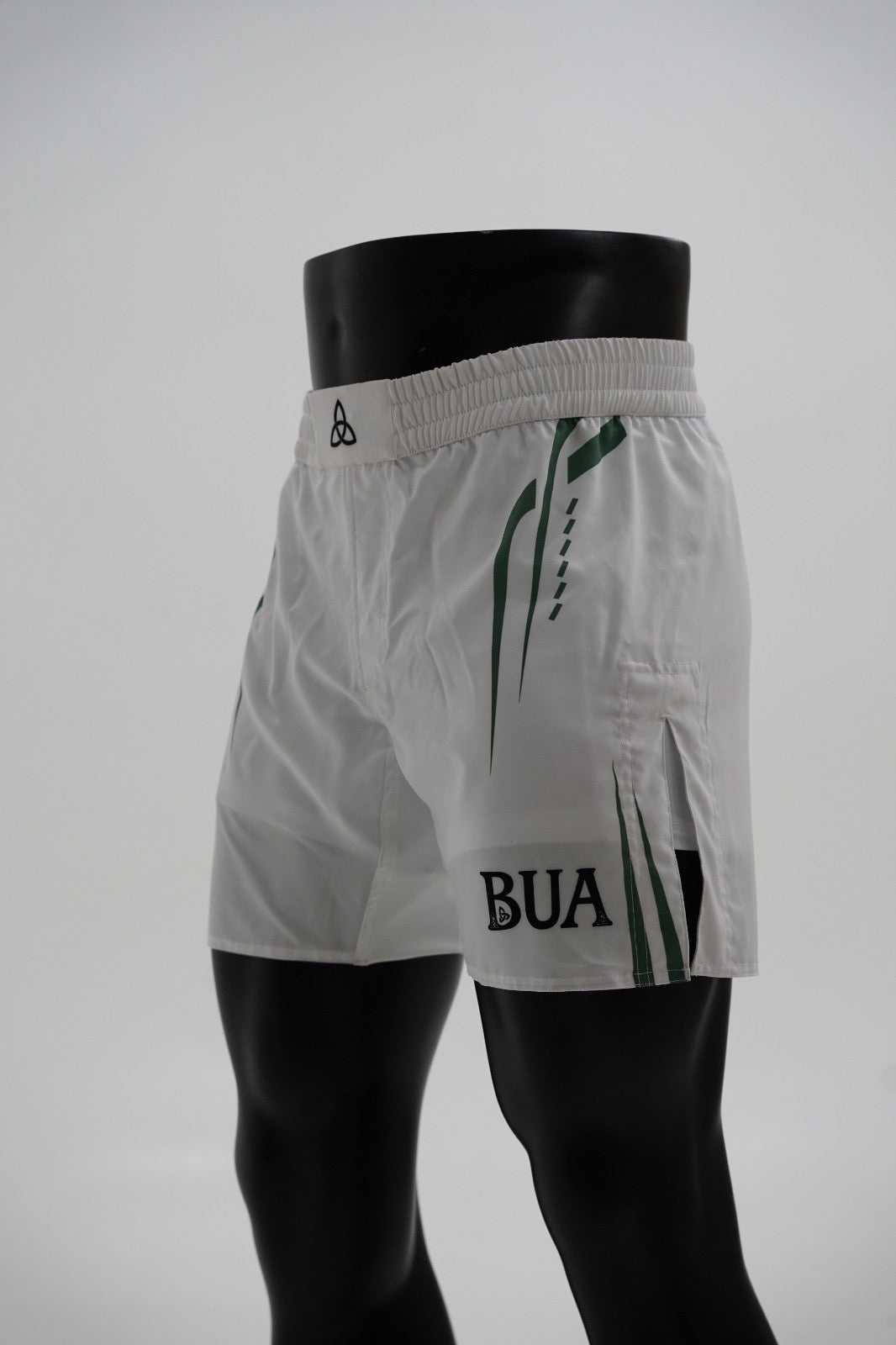 White/Green 2in1 Shorts