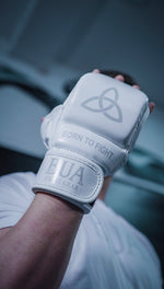Load image into Gallery viewer, MMA Fight Night Gloves 'White Frost' Edition
