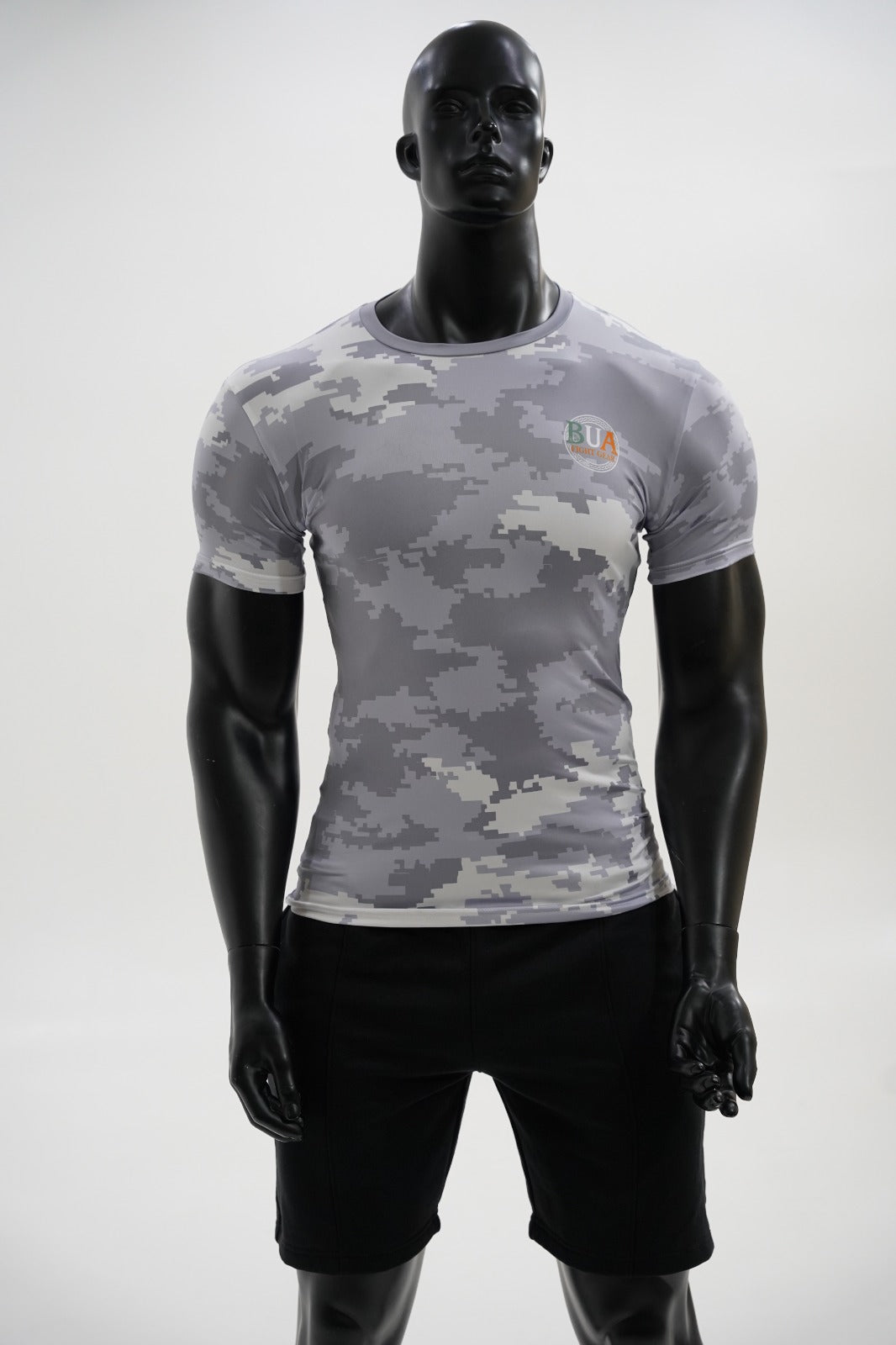 Grey/White Camo Tee