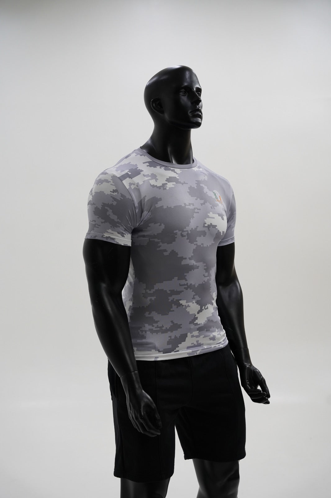 Grey/White Camo Tee