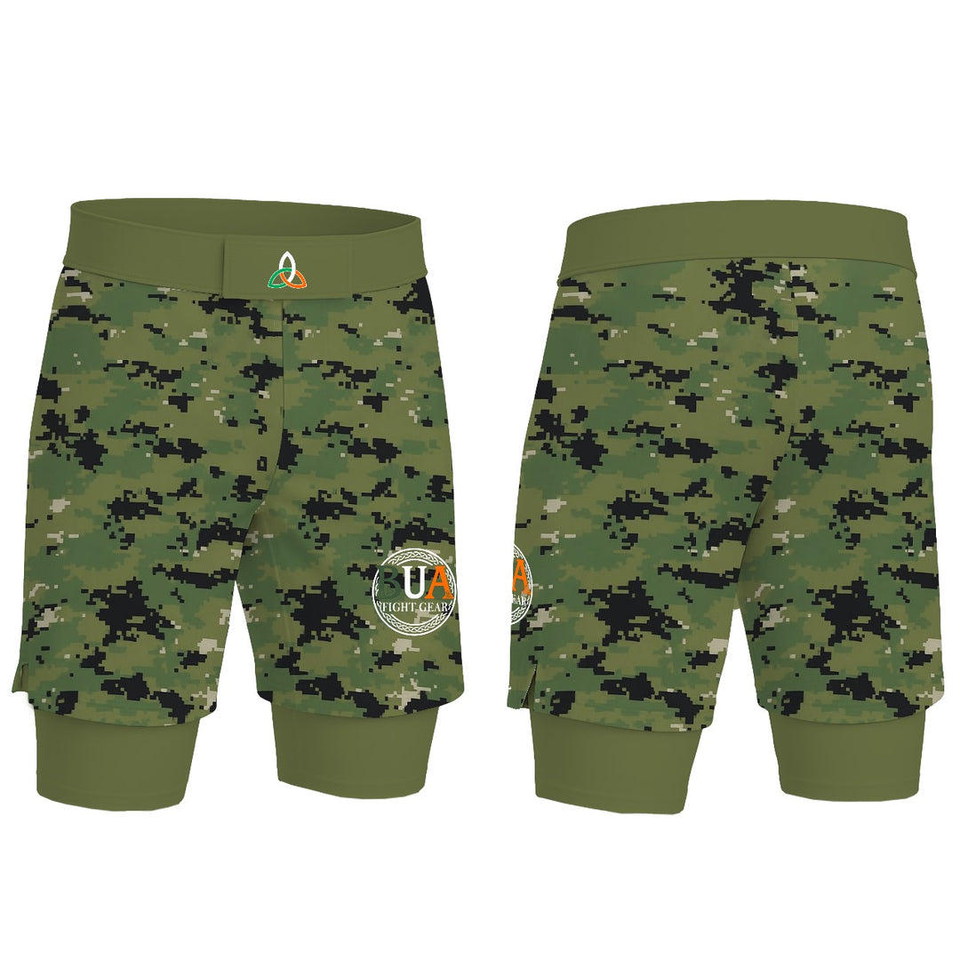 Green Camo 2in1 Shorts
